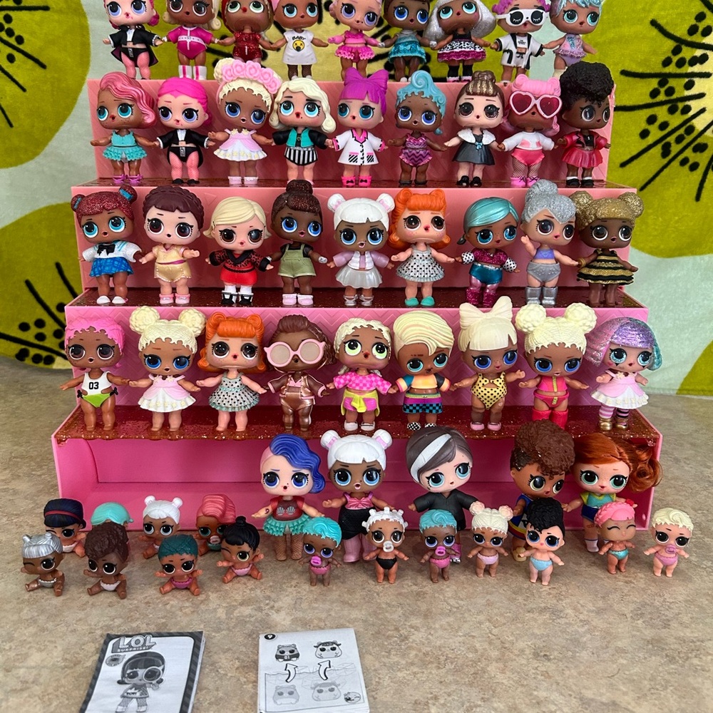 L.O.L. Surprise! Colorful Doll Collection - Pink, Blue, Orange